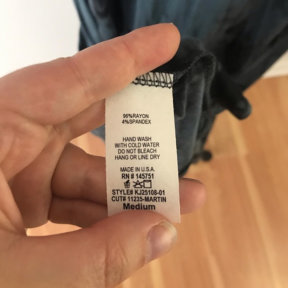 LAST TWO! Tie Dye Long Kimono Duster Cardigan Blue - Picture 6 of 6